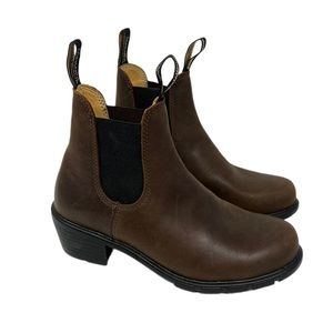 Blundstone 1673 Heeled Chelsea Boots Antique brown Size 7